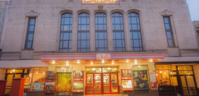 The art deco inspired design of the The Plaza Cinema, Truro