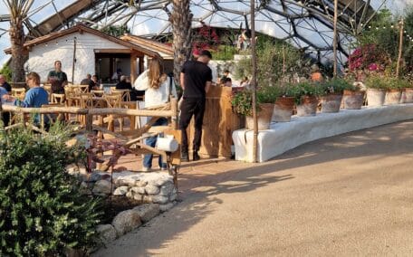 The Eden Project provides a wide raneg of places to eat