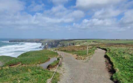 Accessible trails at Bedruthan Steps