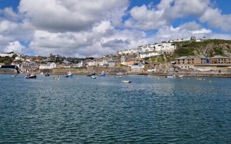 Anothe view back to the boats in the harbour from the wheelchair accessible harbour wall
